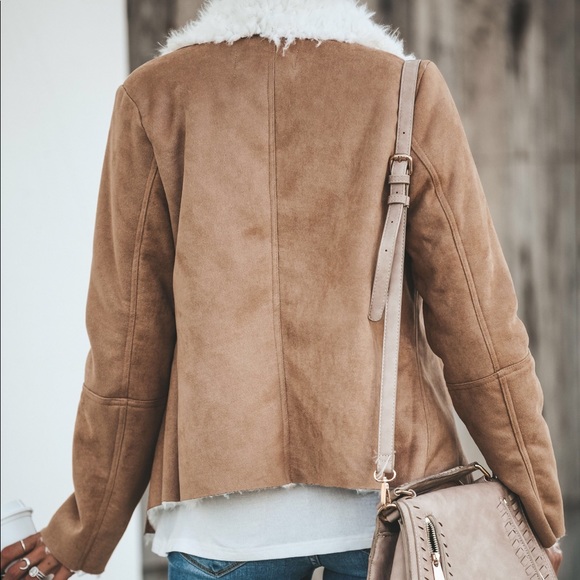 ONE LEFT - Aspen Highlands Faux Suede Jacket - Picture 5 of 8